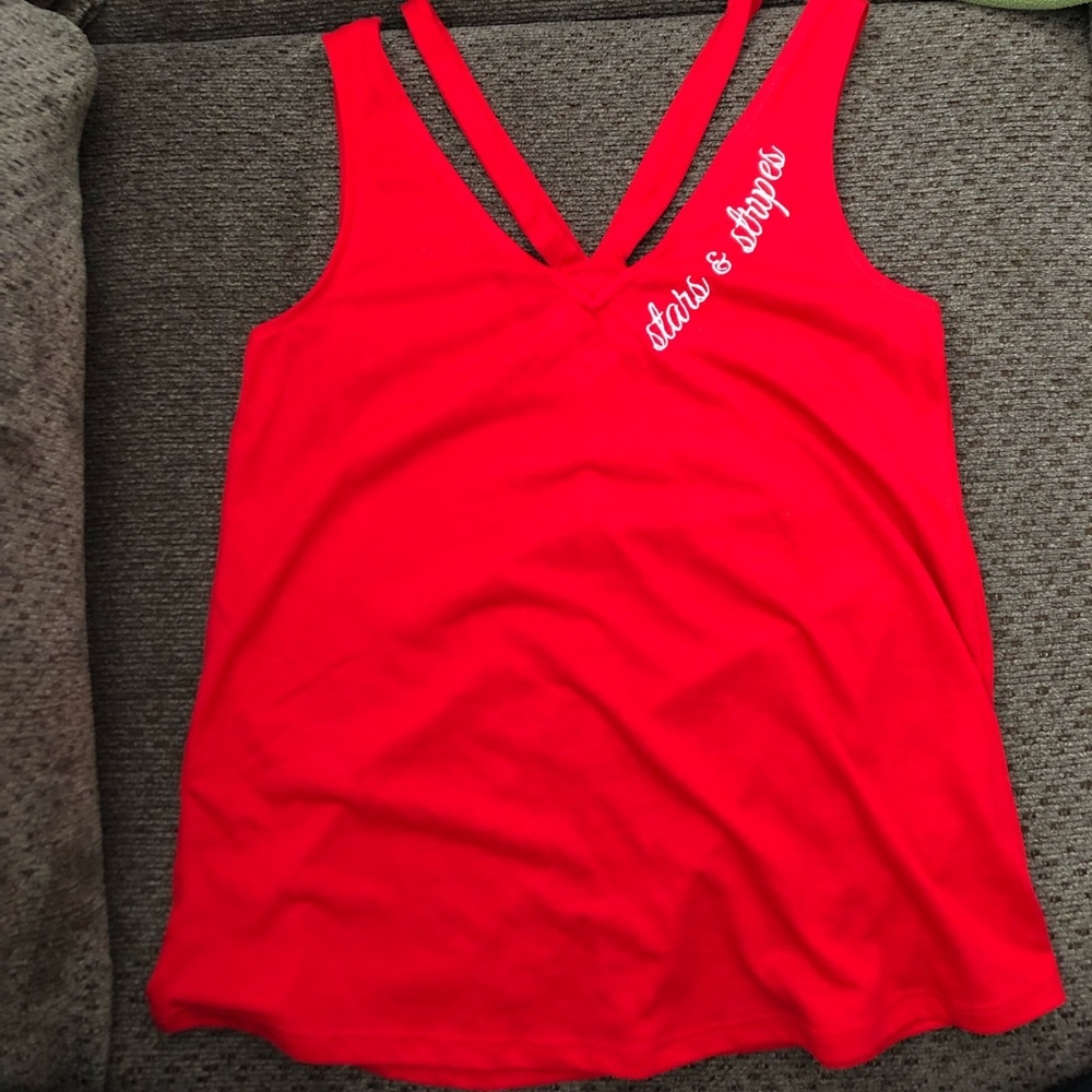 🔵🔴🔵USA🔵🔴🔵 Fifth Sun - Flowy Tank top